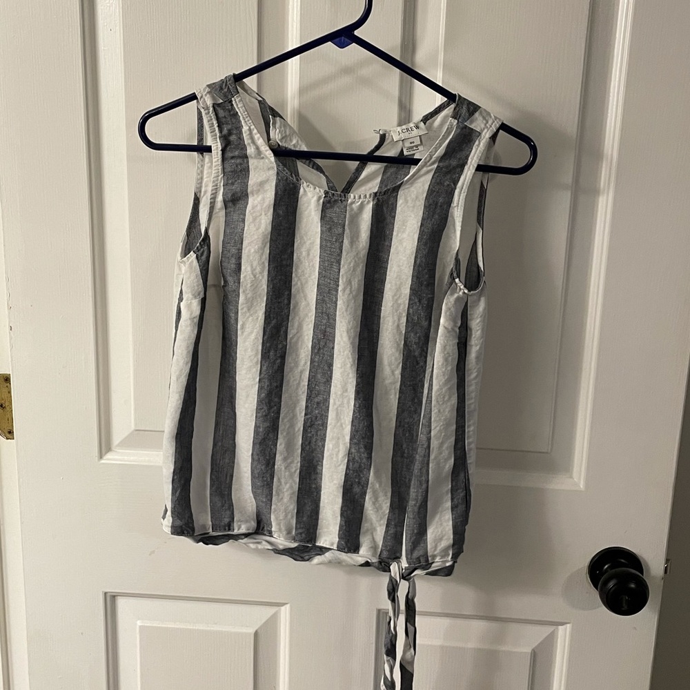 Jcrew tie bottom tank